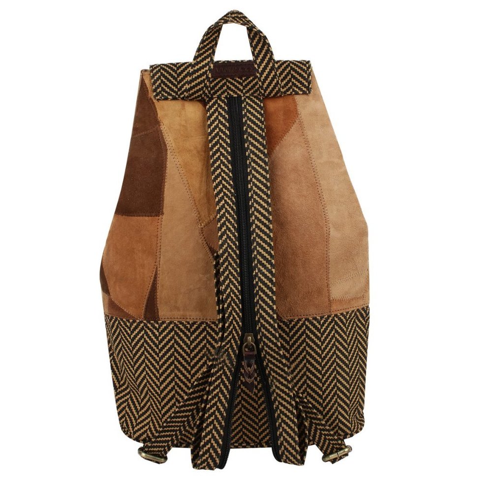 Vaan & Co. Trek Patchwork Leather Backpack - Picture 5 of 6
